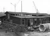 Karlsro varvsområde i Norrköping 1954