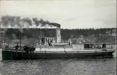 Vykort med motiv över ångbåten Timrå.