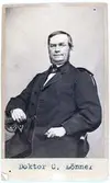 Porträtt av Carl Lönner, stadsläkare i Uddevalla och på Gustafsberg