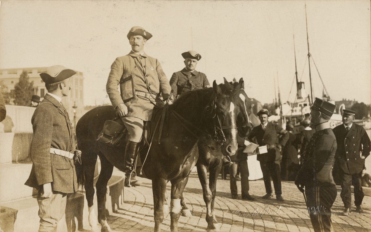 Axel A W Swinhufvud, Landstormens mobilisering 1914.