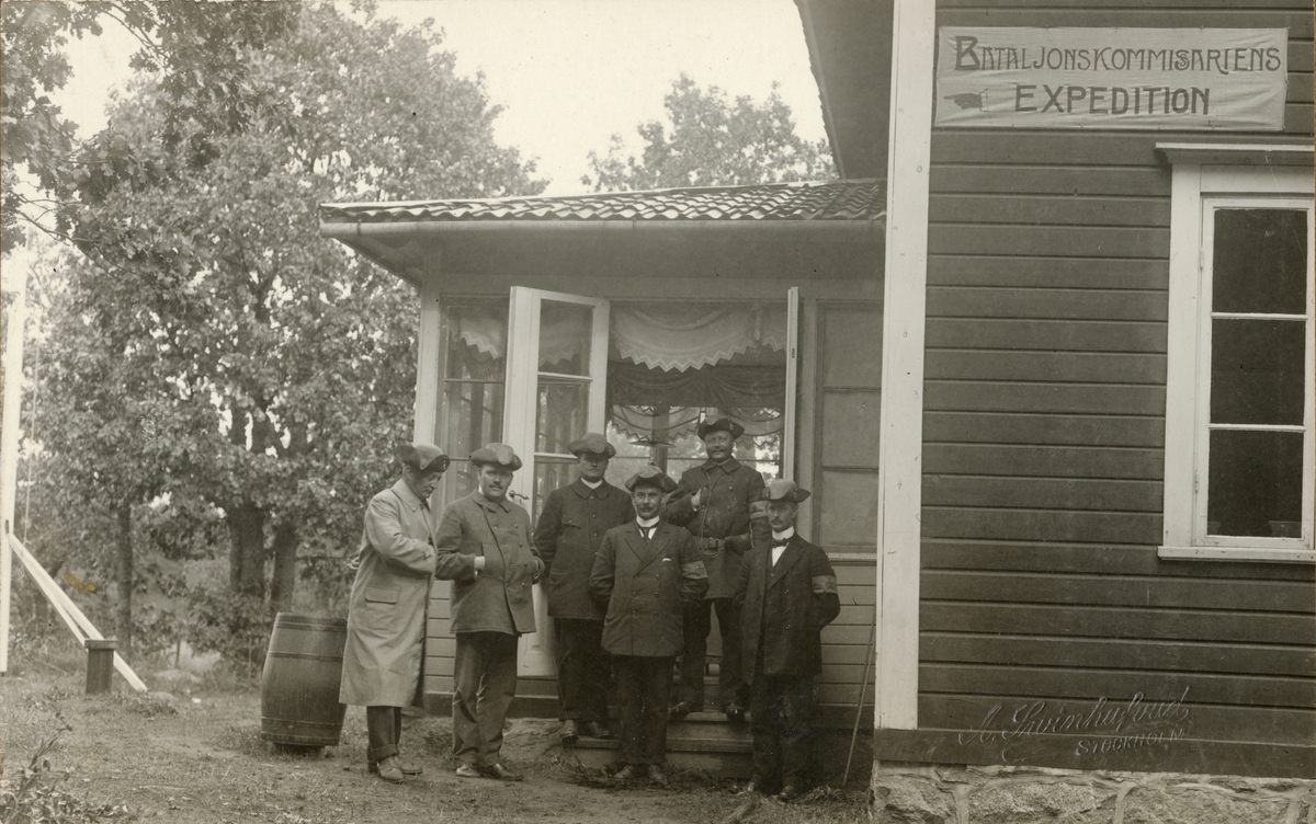 Axel A W Swinhufvud, Landstormens mobilisering 1914.