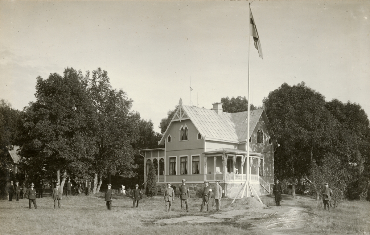 Axel A W Swinhufvud, Landstormens mobilisering 1914.