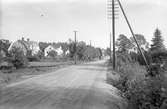 Storgatan i Hovmantorp bort mot stationen.