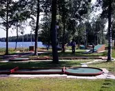 Traryd, minigolfbana, 1974.