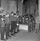 Scoutupptagning.
2 februari 1959.