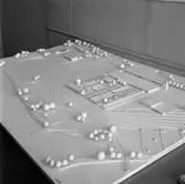 Modell för verkstadsskola i Lindesberg. 
4 maj 1959.