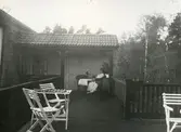 Rungårdens stora altan 1921.