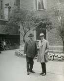 Skulptörerna John Runer och G. Wallisch i München 1914.