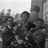 Studentexamen, Flickläroverket realen. 
23 maj 1959.