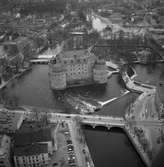 Flygbild, Örebro slott.
11 juni 1959.