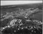 Flygfoto över Skinnskatteberg.