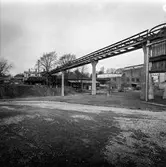 Gamla renseriet på pappersbruket Papyrus i Mölndal, 23/3 1961.