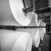 Rullstol nr 5 på pappersbruket Papyrus i Mölndal, 27/9 1965.