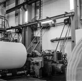 Voith, maskindetalj, på pappersbruket Papyrus i Mölndal, 4/2 1966.