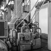 Voith, maskindetalj, på pappersbruket Papyrus i Mölndal, 4/2 1966.