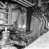 Slipverk nr 3 på pappersbruket Papyrus i Mölndal, 16/2 1966. Haveri.