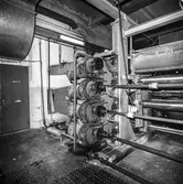 PM7 på pappersbruket Papyrus i Mölndal, 28/11 1966. Foto före rivning.