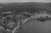 Flygfoto över Bunn i Jönköpings kommun. Nr 964/1965