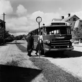FEL (spegelvänd bild!) Bussen till Stora torget.