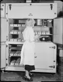 LABORATORIEBITRÄDE VID KYLSKÅP