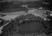 Flygfoto över Malmbäck i Nässjö kommun, Jönköpings län. 1253/1966