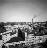 Pappersbruket Papyrus fabriksområde i Mölndal, 4/10 1968.