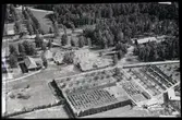 Flygfoto över anstalten, Salbohedskolan, Salbohed.