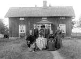 FR.V. ALFRED OLSSON, ALBIN JOHANSSON, OSKAR JOHANSSON, MARIA 
OLSSON, HILDA JOHANSSON.