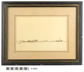 Monitoreskader till ankars på Karlskrona redd 1889