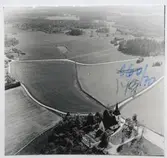 Skerike sn, Västerås.
Flygfoto över kyrkan från nordost, 1970.