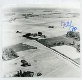 Skerike sn, Västerås, Snetomta.
Flygfoto över Fastberga, 1970.