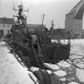 Stockholm
Kustkorvetter Stockholm vid kaj\\\\anm. neg är det enda av två som scannats neg nr \\V 100171/gp