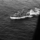 Utställning varvsbilder
Minröjningsfartyget Koster, sjösatt 1986, är ett av de sju minröjningsfartyg typ Landsort, som varvet levererade till svenska Marinen.