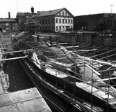 Arbetsställning
Arbetsställning kring ubåt i docka 5