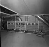 Carlskrona
Interiör av minfartyget Carlskrona, rör arrangemang i taken