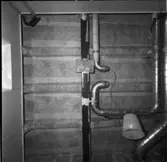 Carlskrona
Interiör av minfartyget Carlskrona, rör arrangemang i taken