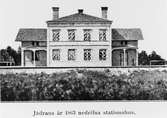 Jädrans stationshus, rivet 1863.