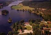 Flygfoto över Hooks Herrgård i Hok, Vaggeryds kommun, Jönköpings län. 1247/ 1966