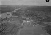 Dalälven och Domnarvet, Borlänge år 1933.