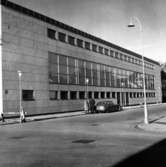 Nya Länsmuseet i Jönköping 1956. Bild tagen från Västra holmgatan.