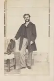 Fredrik Rettig år 1863.  Robert Rettigs förstfödda barn. Senare adlad och bosatt i Åbo.