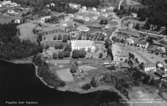 Flygfoto över Ingatorps kyrka och Ingatorp i Eksjö kommun, Jönköpings län 987/1967