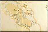 Sura sn, Surahammars kn.
Karta över Sura bruksområde före 1729.