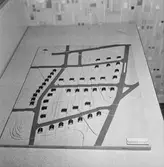 Nya villaområdet i Lillån, modell. 
30 juni 1959.