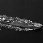 Carlskrona
Minfartyget Carlskrona, provtur.\\Helikopterbilder