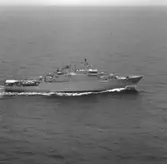 Carlskrona
Minfartyget Carlskrona, provtur.\\Helikopterbilder