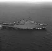 Carlskrona
Minfartyget Carlskrona, provtur.\\Helikopterbilder