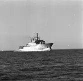 Carlskrona
Exteriör av minfartyget Carlskrona, provtur