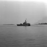 Piteå
Första provtursdagen med nya raketställ, torpebåten Piteå