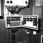 Carlskrona
Kopplingslådor ombord på minfartyget Carlskrona